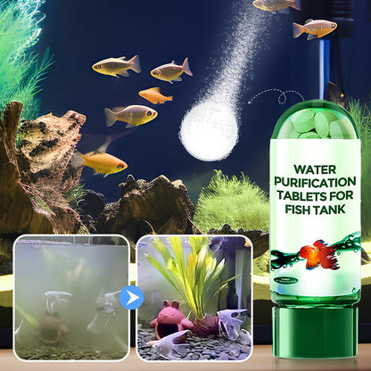 ⚡Vásároljon 1 kap 2 ingyenes🐠Hatékony akváriumi víztisztító tabletta🌿