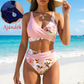 🌸🌿 Hangsúlyozd az alakod – Női virágmintás, magas derekú bikini szett (EU S-XL) – Utánvétes 🌊👙