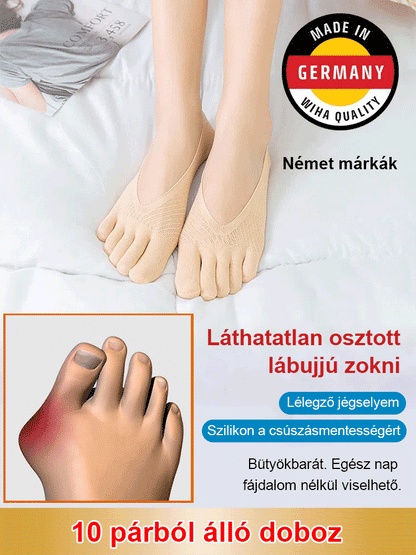 🔥Forró akció🥳 Unisex, alakformáló, láthatatlan ötujjas zokni