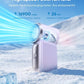 ❄️ Győzze le könnyedén a hőséget – Mini kézi ventilátor LED kijelzővel és 6 sebességgel – Utánvétes 💨😍
