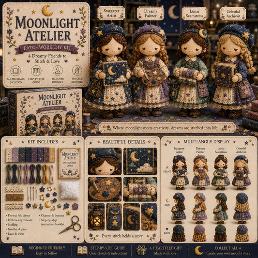 🧵Tiny Worlds kollekció – Patchwork barkácskészlet-sorozat