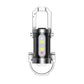 🔦 Újratölthető kulcstartó zseblámpa – 7 üzemmódú LED + COB mini lámpa Type-C töltéssel