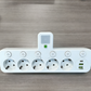 ⚡Okos tápkábeles kiegészítő USB-portokkal (EU dugó)