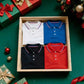 👔 50% KEDVEZMÉNY MOST! 👕 Férfi klasszikus rövid ujjú galléros ing szett 🌟（4 ember）