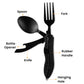 [Practical Gift] 4-In-1 Outdoor Folding Multifunctional Tableware