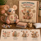 🧵  DIY patchwork egér varrókészlet (teljes anyagok, lépésről lépésre útmutató) 🐭