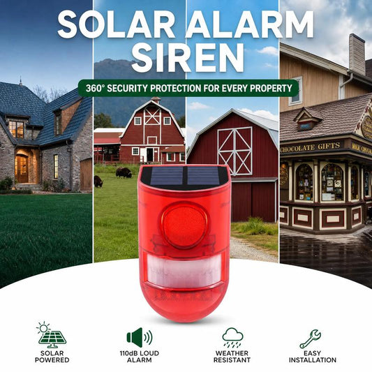 Kültéri napenergiával működő állatriasztó
